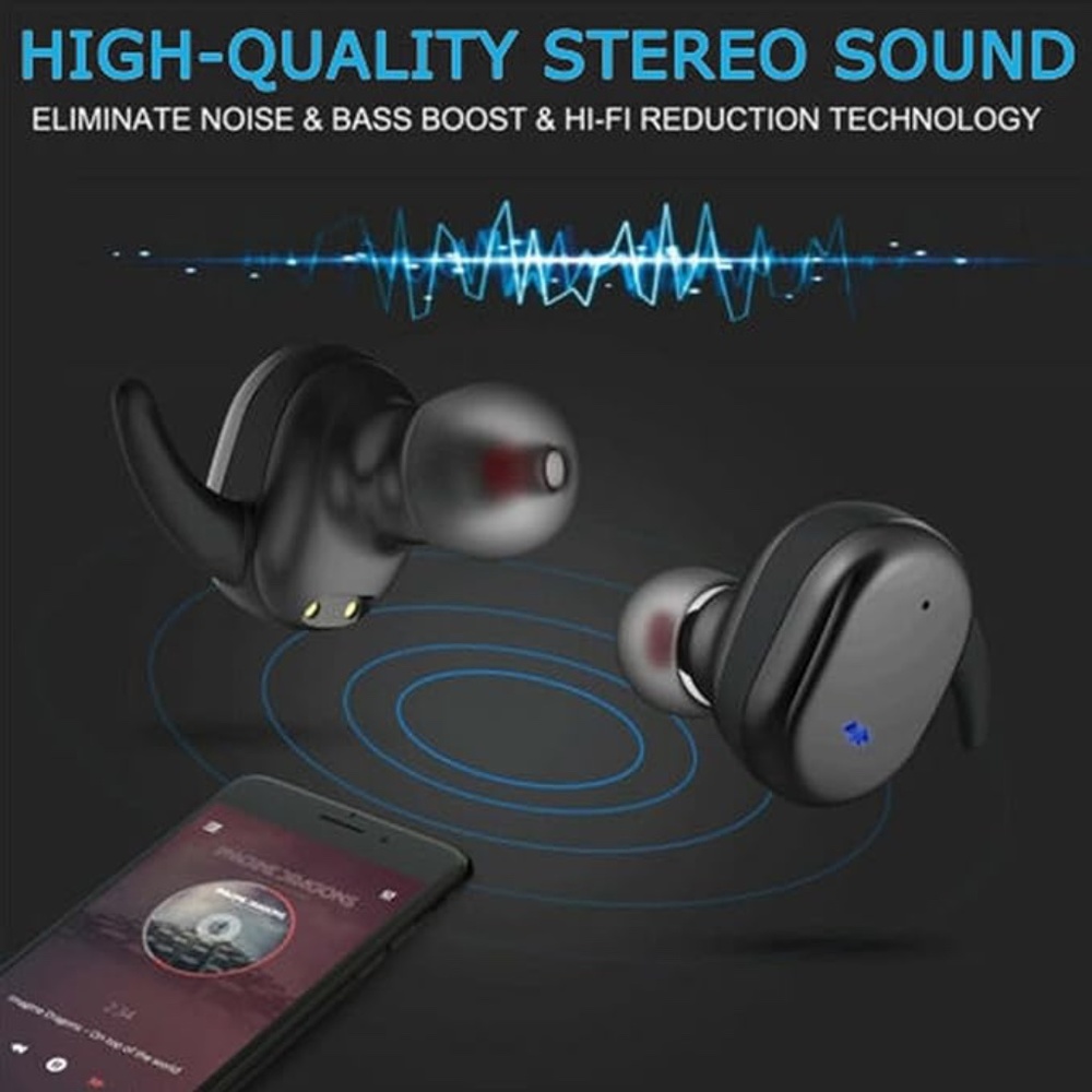 New Wireless Bluetooth Earbuds Headphone, Light-Weight - Picture 3 of 6